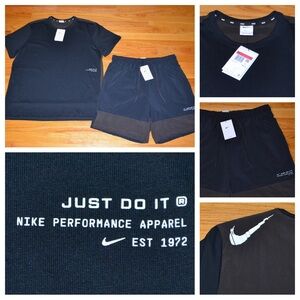 Men’s Nike Dri-Fit shirt and shorts set, size L - NWT